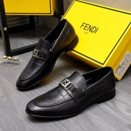 fendi cuir chaussures pour homme s_12a2114